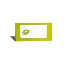 Leaf место карты Весна Свадебная вечеринка эскорт палатка сидения таблица номер карты placecard пользовательские colorspc001