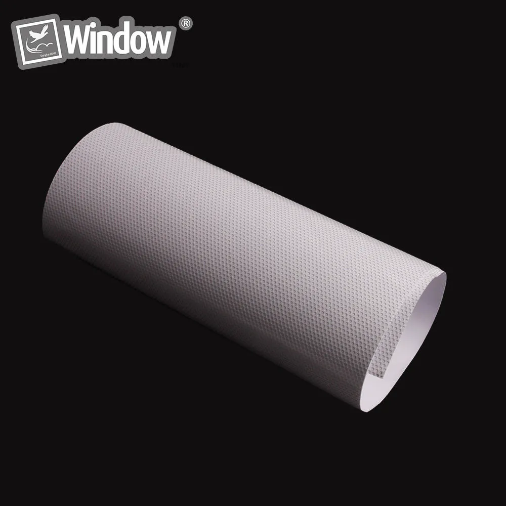 

SUNICE White Perforated One Way Vision Vinyl Film Print Media Vinyl Film Self Adhesive Sticker Decal Car Home Window Inkjet Film