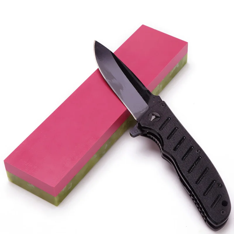 

1 Pcs Cutter Sharpener Sharpening Stone Grindstone Whetstone Double Sided Home Kitchen @LS NO05