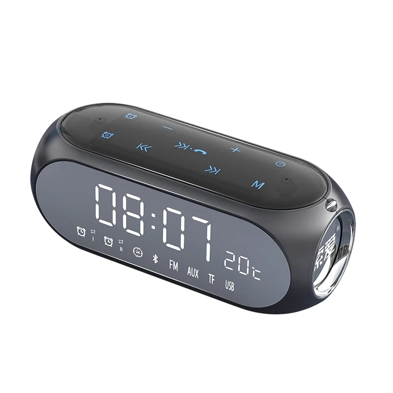 

Magic mirror Portable Wireless Mini Bluetooth Speaker Sound System Music Surround Support Bluetooth Bass Radio TF AUX USB