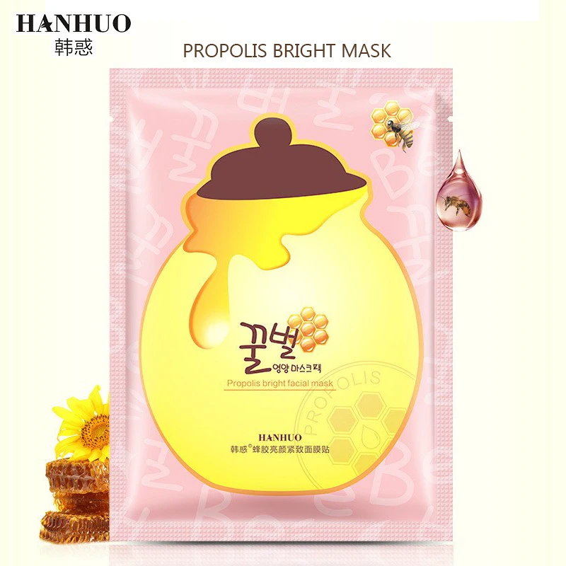 HanHuo Bee Honey Facial Mask Propolis Nourishing  