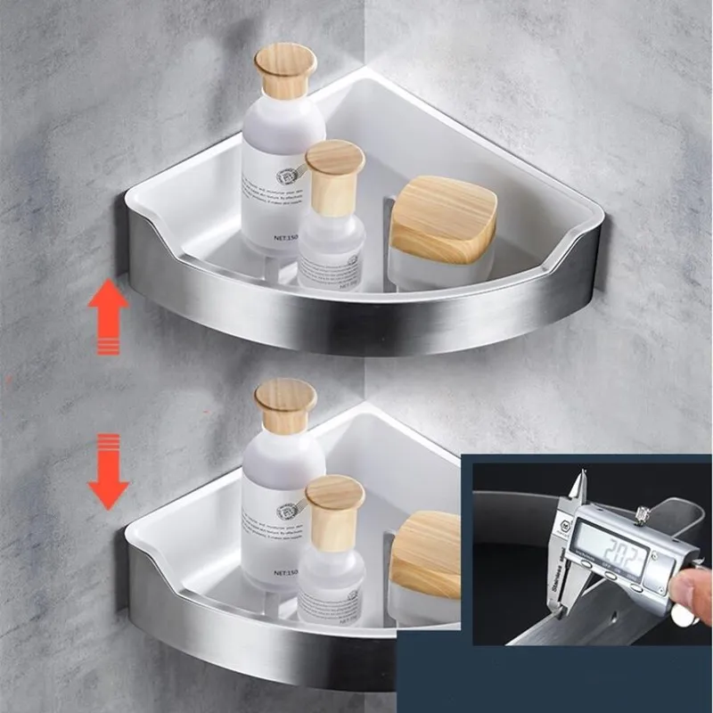 Buy Rack bathroom corner shelf real 304 SS Bathroom