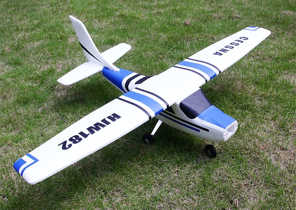 Cessna HJW182 1200 мм размах крыльев EPS тренер для начинающих RC самолет комплект