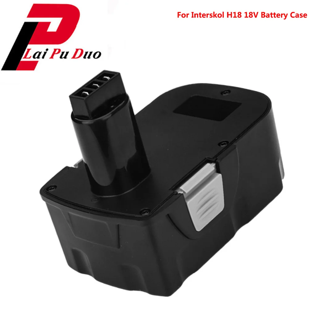 

For Interskol H18 18V Battery Case(no Battery cells) for Power Tools Drill Replacement Rechargeable Battery Plastics shell