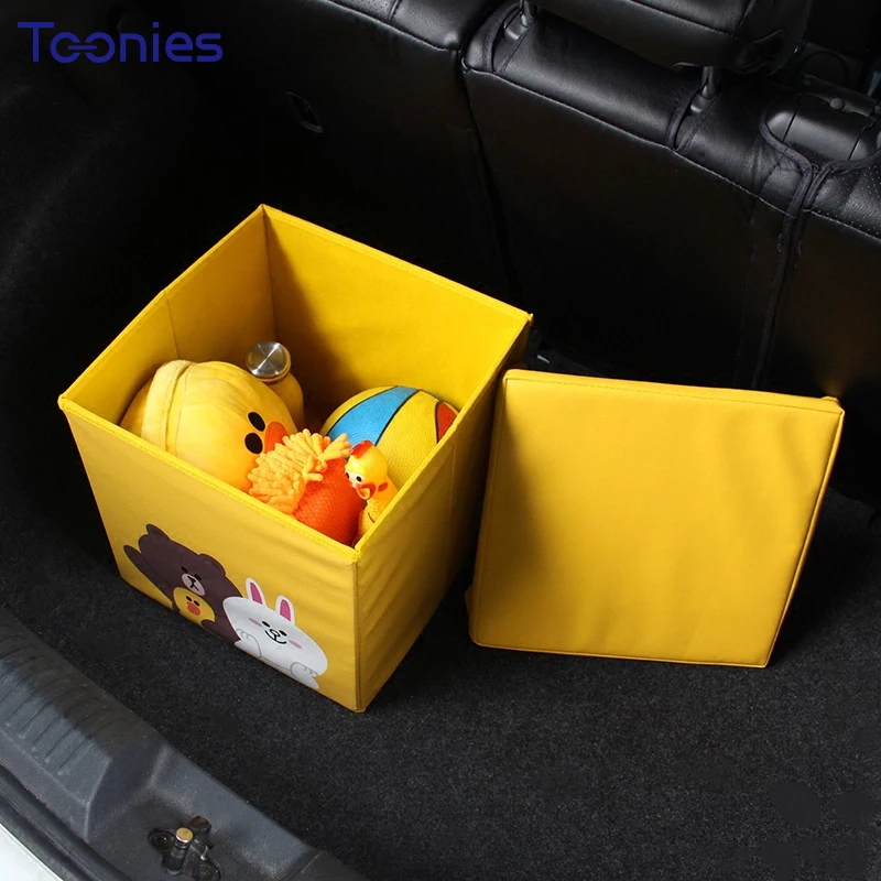 Mini Cooper Convenient Folding Car Trunk Organizer Box Waterproof Practical Cute Item Place Bag