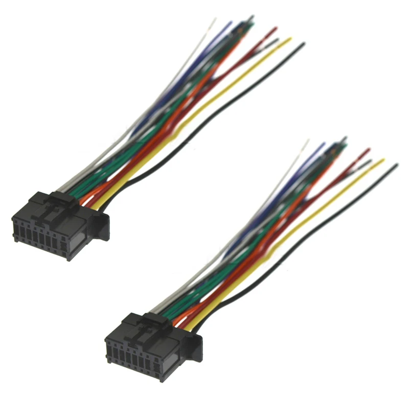 2 шт. автомобильный стерео ЖГУТ проводной адаптер соединительный кабель для Pioneer