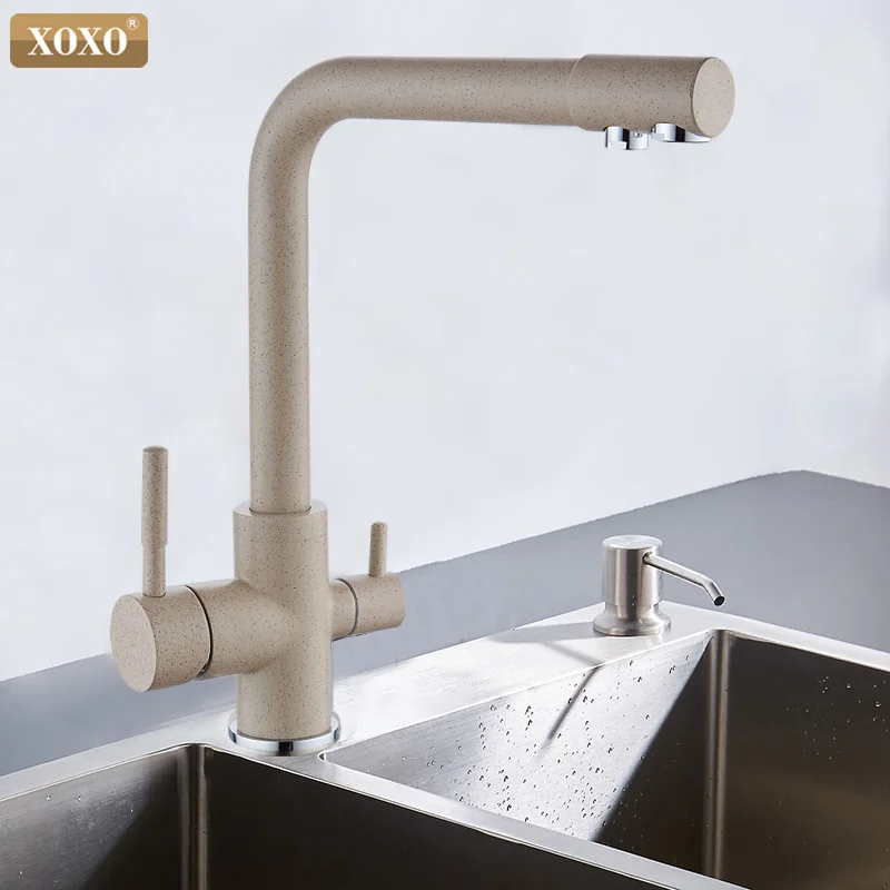  XOXO Filter Kitchen faucet deck installed black mixer tap crane rotate 360 degrees to the kitchen f - 32781287693