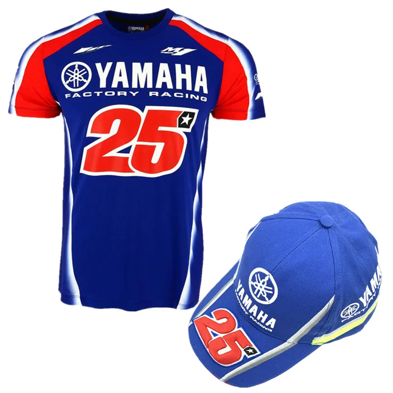

MotoGP MV25 T-shirts Maverick Vinales Moto T-shirt Motogp 25 For Yamaha Racing Motorcycle Motorbike Motocross T-shirt and cap
