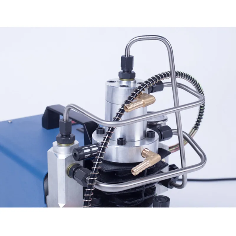  220V Adjustable Auto-Stop 4500PSI 300Bar 30MPA Electrical High Pressure Air Compressor Inflator PCP