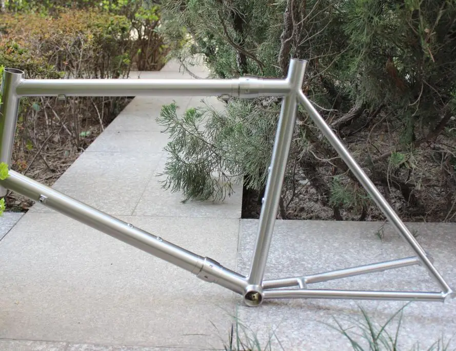 Custom titanium road bike frame , titanium couples bicycle frame with
