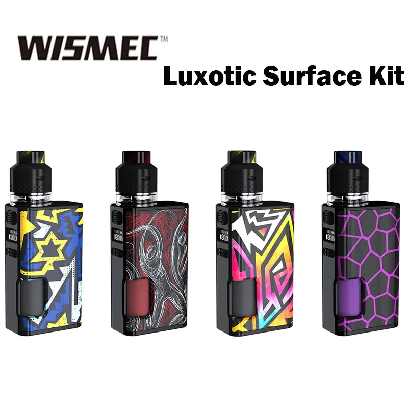 Wismec Luxotic Surface Kit Box Mod Vape 80 Вт с атомайзером Kestrel 4 мл электронная сигарета испаритель