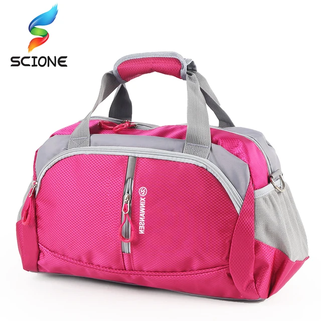 US $13.33 Hot Professional Top Nylon Waterproof Sports Gym Bag Women Men For Gym Fitness Training Shoulder Tr