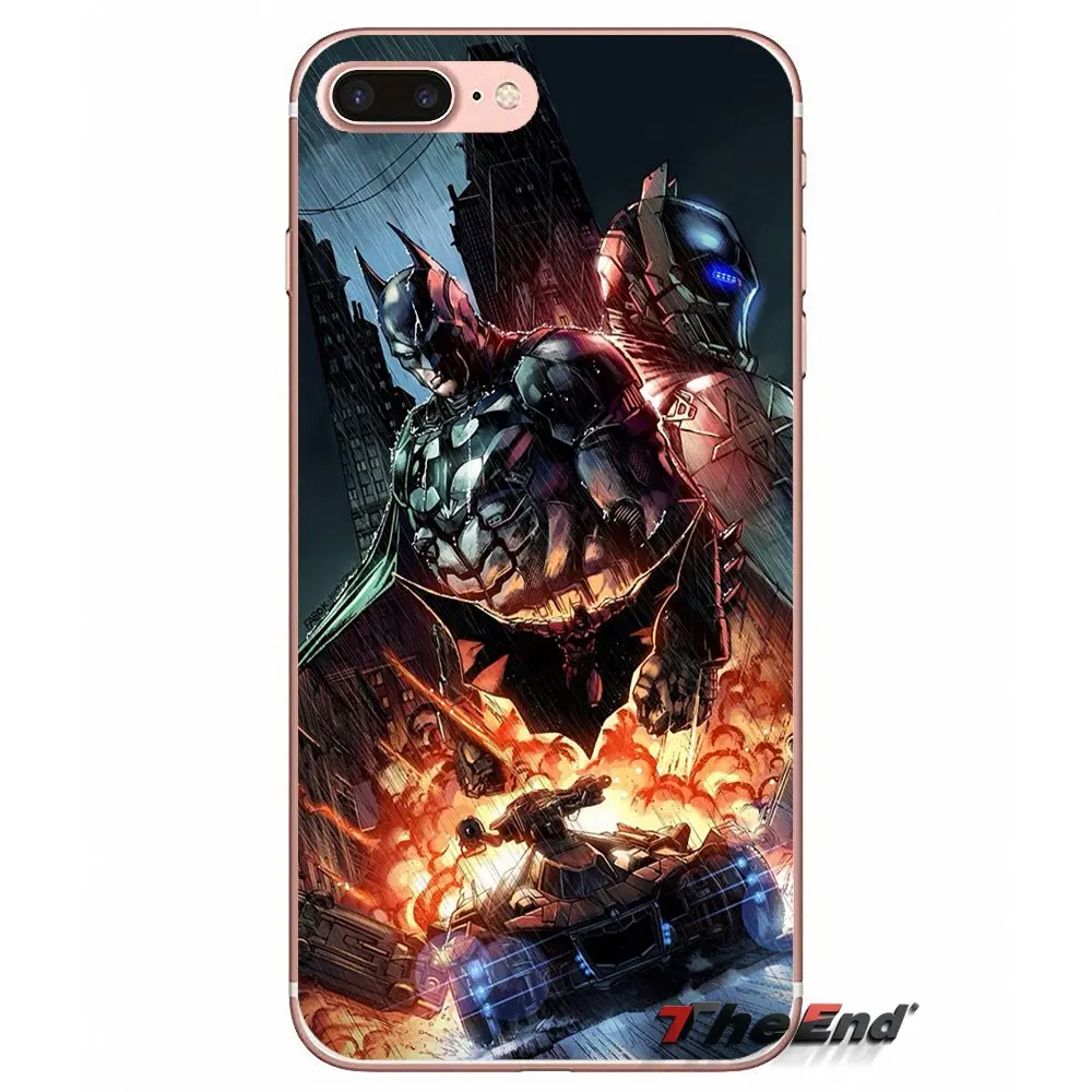 Мягкий чехол для телефона Samsung Galaxy Note 3 4 5 Grand Core Prime S3 S4 S5 MINI S6 S7 edge S8 S9 Plus Batgirl Batman