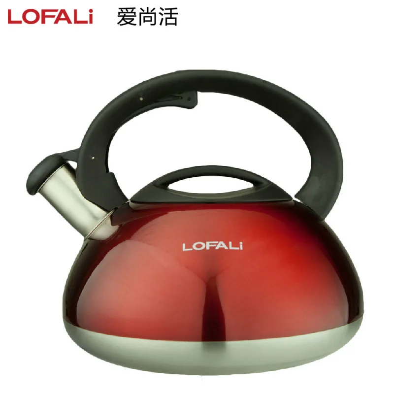 Free shipping Lofali kitchen supplies stainless steel 3l colorful kettle ring whistling | Дом и сад