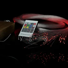 DIY звезды оптического волокна света комплект спальня столовая потолок фонари Оптического Волокна ночные огни подводный сад пол, стены лампа