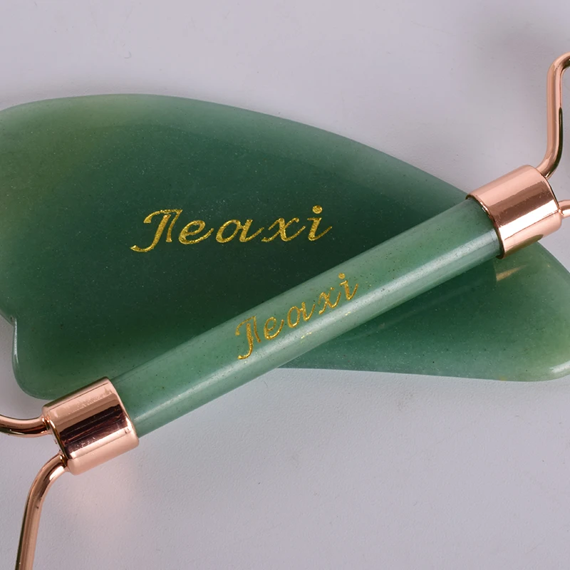 Jade Roller Scraping Set Natural Stone Healthy Care Tool Face Massage Slimming Anti Wrinkle Cellulite Crystal Gua Sha Gift Box Jade Roller Scraping Set Natural Stone Healthy Care Tool Face Massage Slimming Anti Wrinkle Cellulite Crystal Gua Sha Gift Box
