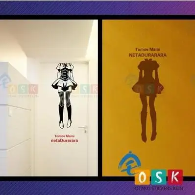 Виниловые японские фанаты Puella Magi Madoka MAGICA Tomoe MAMI Наклейка на стену Декор домашнее