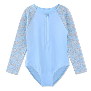 

BAOHULU Long Sleeves Leotards for Girls Kids Solid Ballet Dress Child Bodysuit Dance Costume for 3-8 years