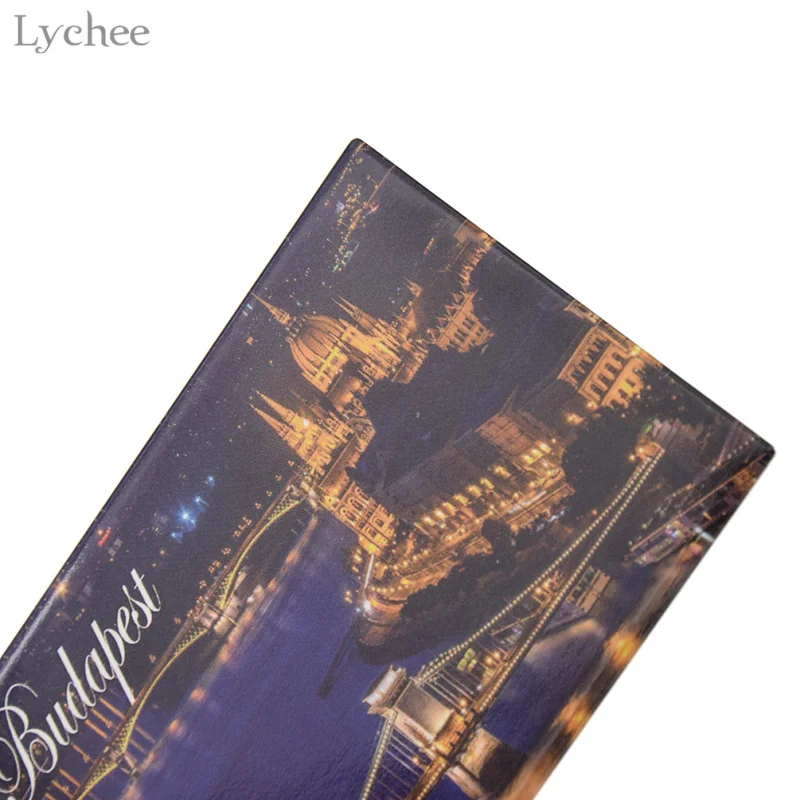 Lychee Budapest City Night холодильник магнитные магниты на холодильник туристические сувениры магнитные наклейки на холодильник украшение дома