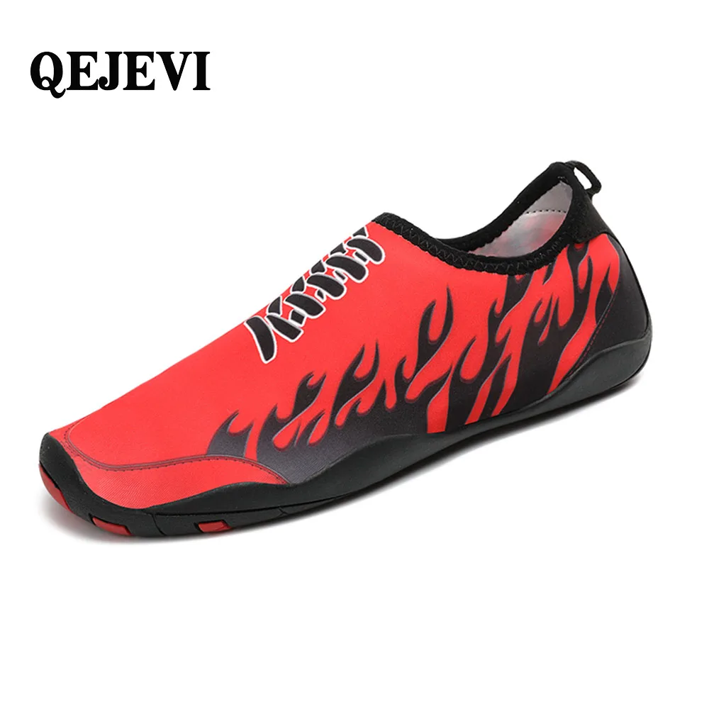

Qejevi 2019 Aqua Water Sport Unisex Upstream Summer Swimming Surfing Footwear Beach Barefoot Sea Breathable Fishing Sneakers