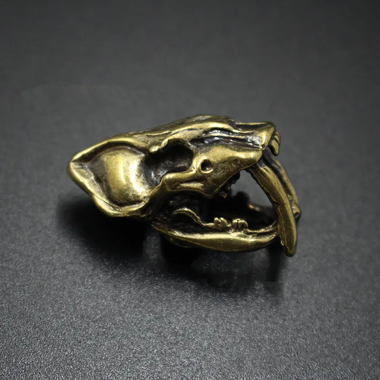 

Pure Copper Dinosaur Head Cloth Buckle Brass Personality Tyrannosaurus Rex Skull Decorative Buckle DIY Wallet Buckle Accessories