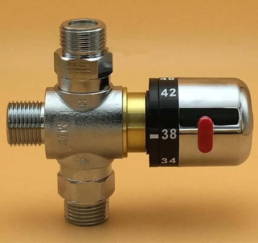 Термостатический смесительный клапан из латуни. Thermostatic valve. Термосмесительный клапан тим 20-34. Автоматический термостатический смеситель zeta br-0623. Thermostatic valve.
