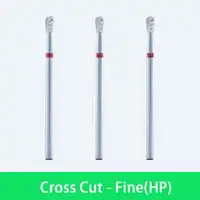 3 ชิ้นใหม่ทันตกรรมห้องปฏิบัติการทังสเตนคาร์ไบด์ Burs - ตัดละเอียด ISO มาตรฐาน - 6016016