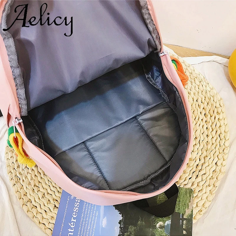 Рюкзак Aelicy яркого цвета для девочек маленький рюкзак высокого качества