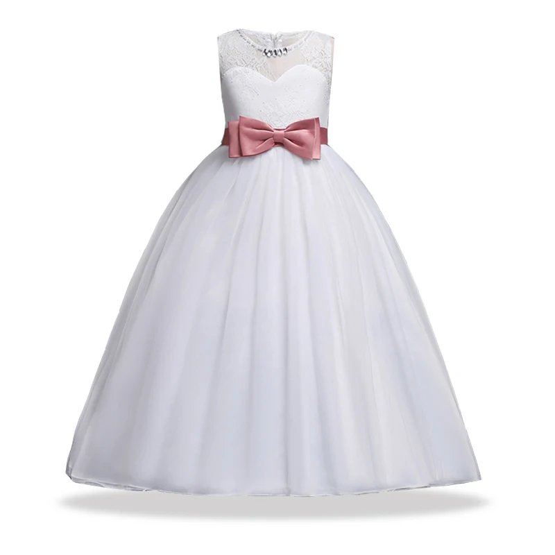 

2018 Baby Girl Summer Clothes Kids Dresses For Girls Children Clothing Princess Dress Elegant Party Wedding Dress 14 10 12 Years