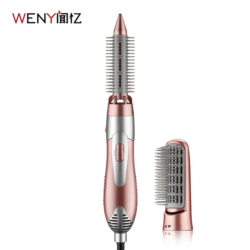 WenYi 220-240 в электрические щипцы для завивки волос 1200 Вт Styler фен для волос щетка выпрямитель бигуди инструмент для укладки - Цвет: Champagne Hair Dryer