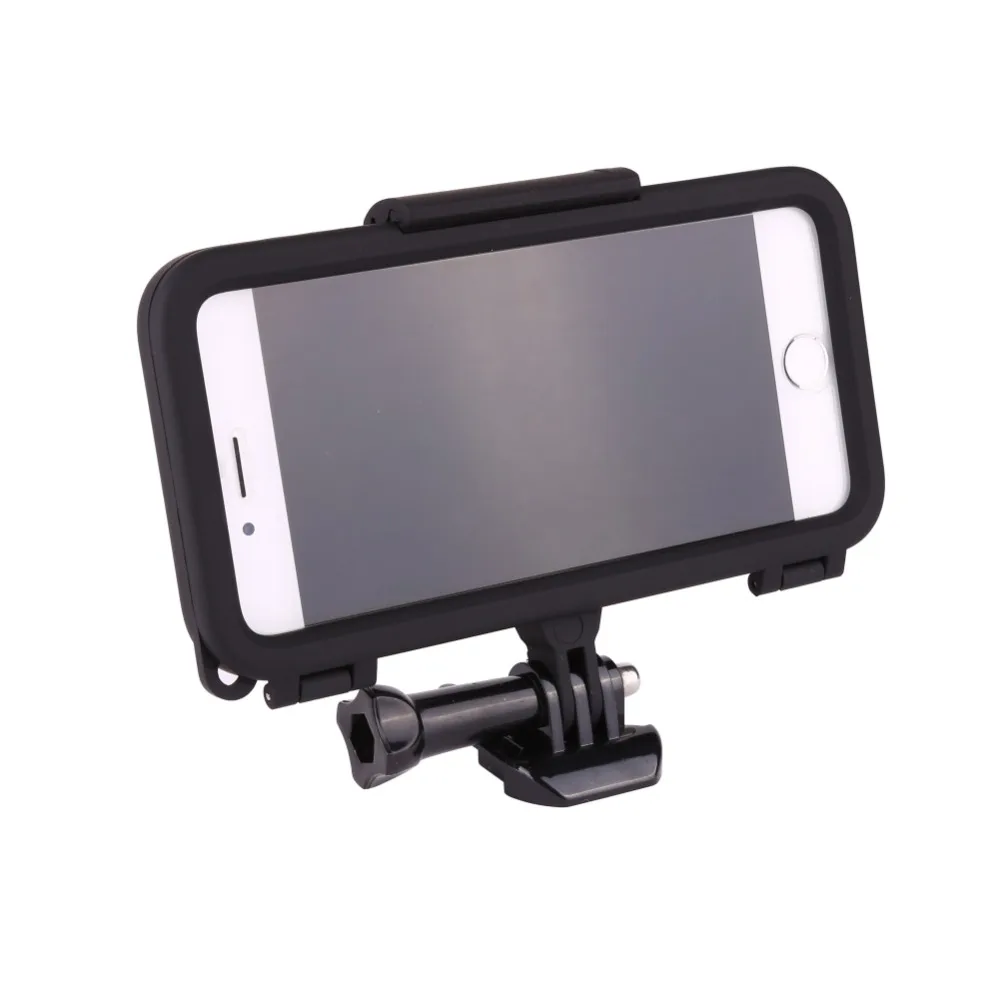 

Extreme Sports Case for iPhone 6 6s plus 7 8 Plus X with Wide Angle Lens for GoPro Accessories Adapter Biking/Skiing/Climbing