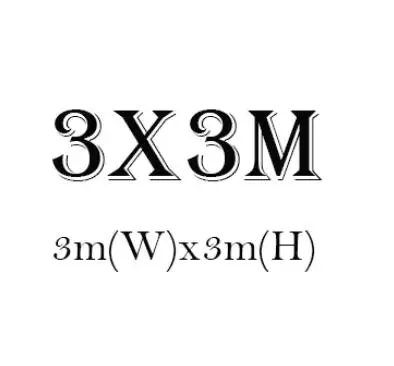 2x2/3x2/3x3/6x 3M Сосулька Светодиодный Сказочный светильник, Рождественская гирлянда, светодиодный светильник-Гирлянда для улицы, свадьбы, дня рождения, вечеринки, сада - Испускаемый цвет: 3x3