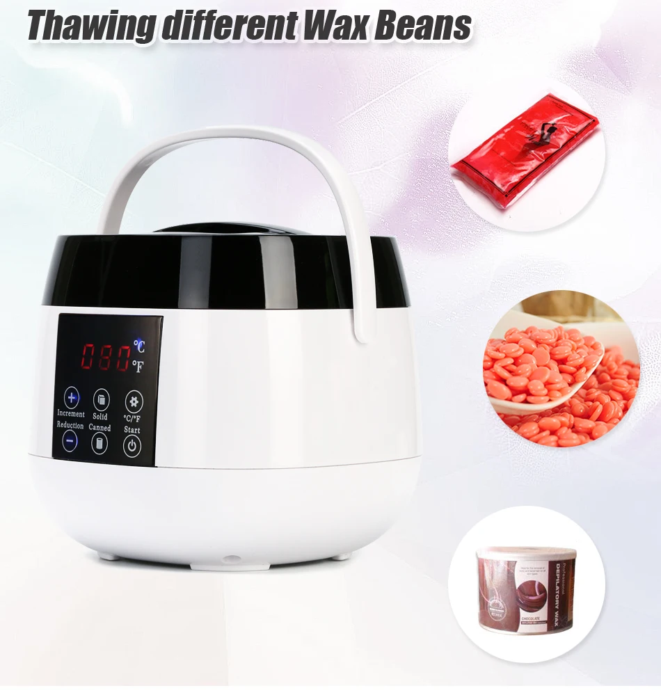 Depilatory Wax Heater Warmer Machine Hair Removal Set Depilatory Wax For Depilation Epilator Female Flawless Hard Wax Beans 100g (9)