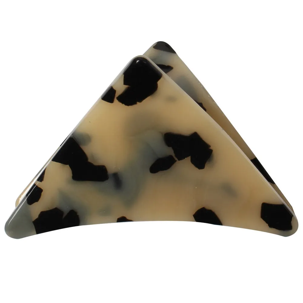 

Medium Triangle Acetate Hair Claw Clip Luxury Handmade French Design Fashion Hair Accessories Women Tortoise Hairpins