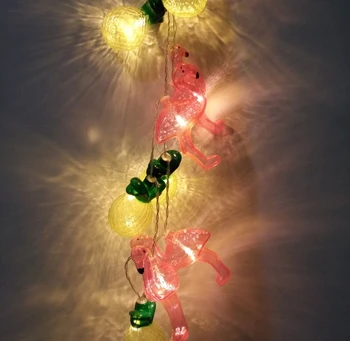 

[Seven Neon]Battery power 1.5M 10leds flamingo pine apple shape child room/garden/Christmas/decoration/holiday led string light