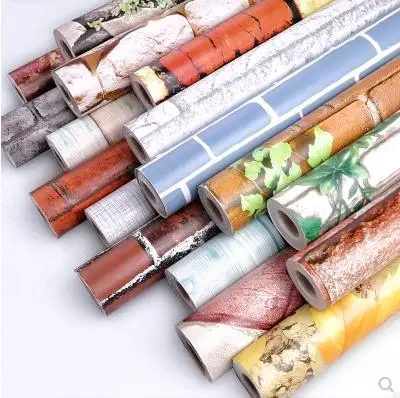 

10m brick brick PVC self-adhesive wallpaper student dormitory bedroom self-adhesive wallpaper decoration-286