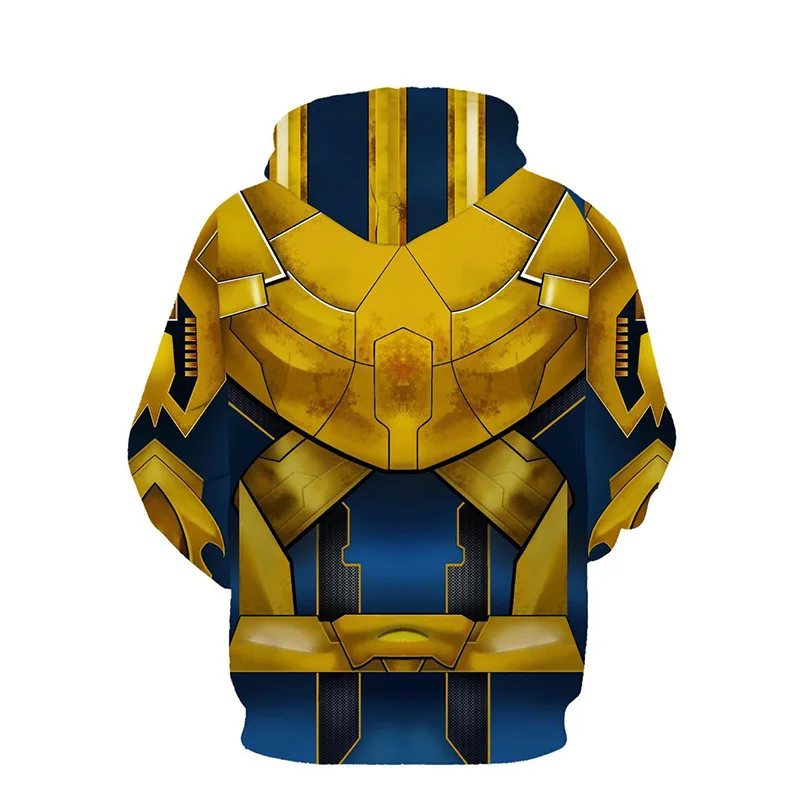 The Avengers Endgame Cosplay Costume 3D Pringting Hoodies Thanos Costume Men Women Hooded Avengers End Game Sweatshirt Jacket The Avengers Endgame Cosplay Costume 3D Pringting Hoodies Thanos Costume Men Women Hooded Avengers End Game Sweatshirt Jacket