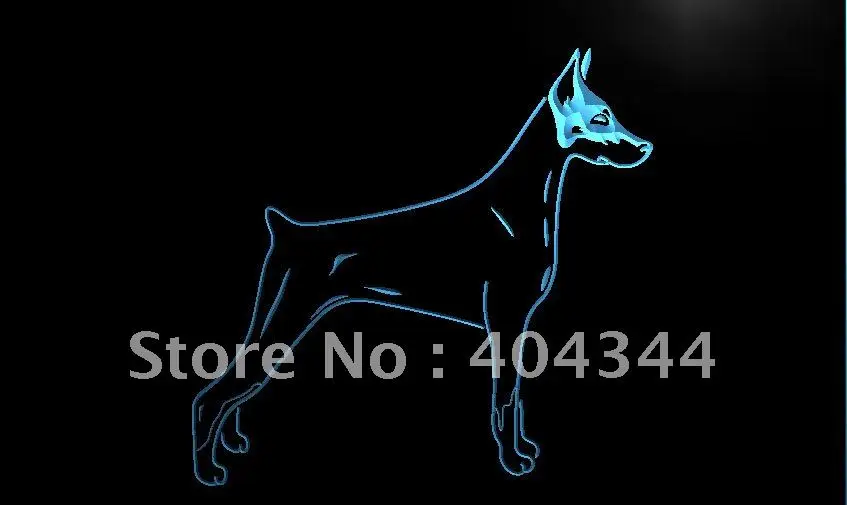 

LK523- Doberman Pinscher Dog Pet LED Neon Light Sign