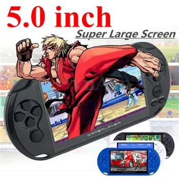 

5.0in Big Screen Handheld Video Console Street Fighers Final Fight Game Player brain game for children boy girl kid D4