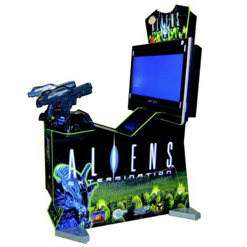 Amusement Park Equipment Coin Operated Simulator Aliens Gun Shooting Video Arcade Game Machine For Shopping Malls | Спорт и