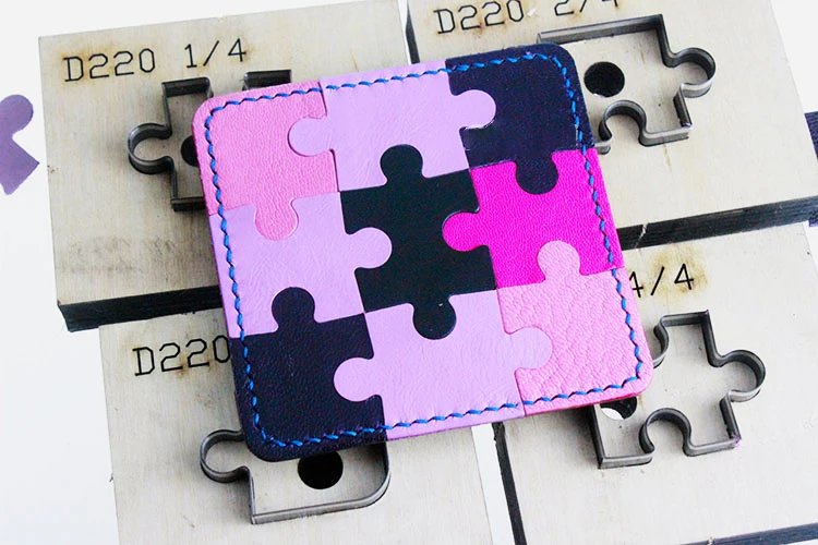 Leather Craft Template Cutter Jigsaw Puzzle Die Cut Knife Mould Leather