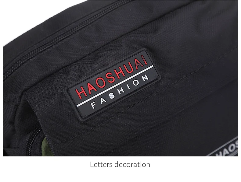 Men Nylon Messenger Bag Shoulder Crossbody Bags Multifunction Fashion Casual Hiking Bicycle Travel Satchel School Handbag XA80ZC