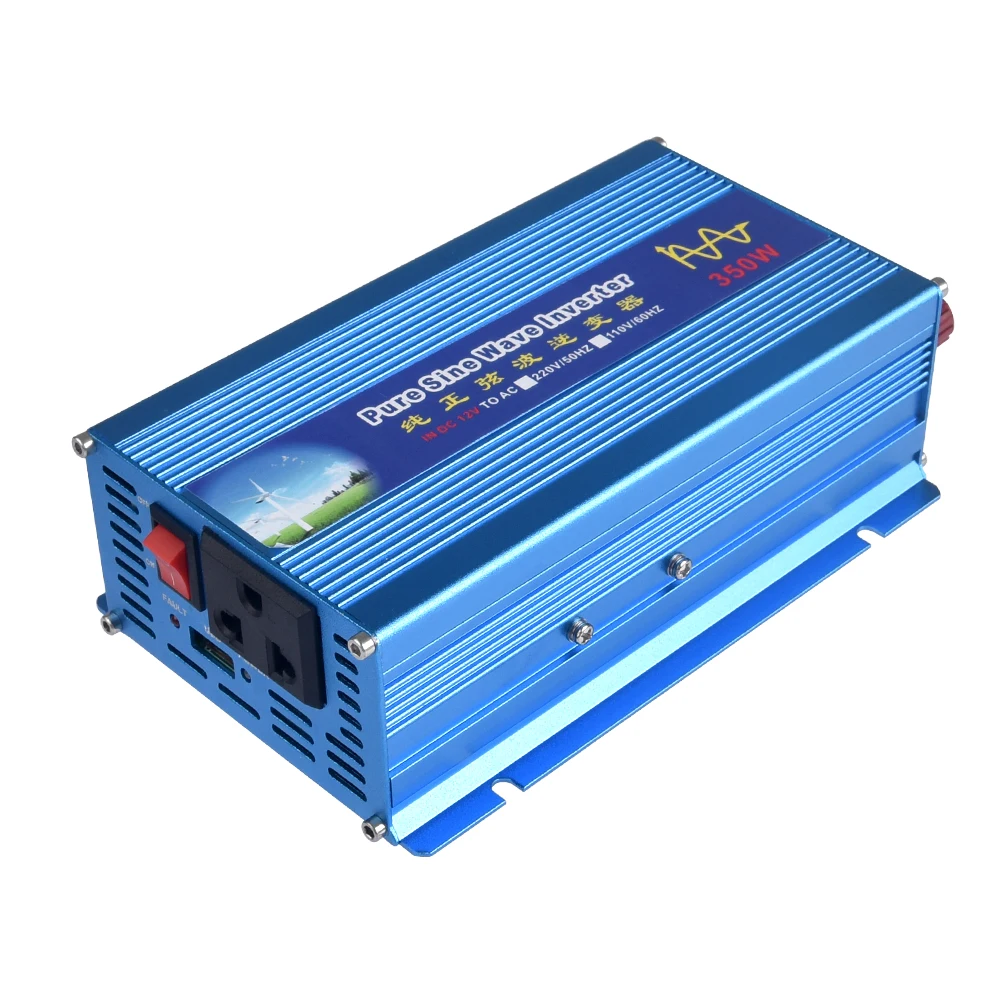 350 Вт Dc12V к Ac220v Чистая синусоида Инвертор усилитель конвертера для автомобиля