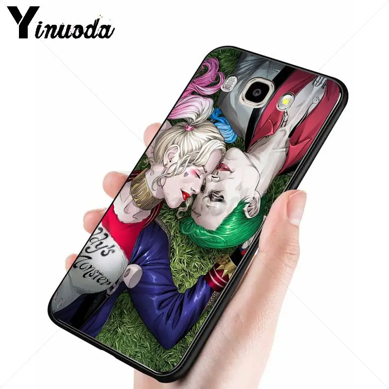 Yinuoda отряд самоубийц Джокер Харли Квинн чехол для телефона Samsung Galaxy j6plus j7 prime j8 j2