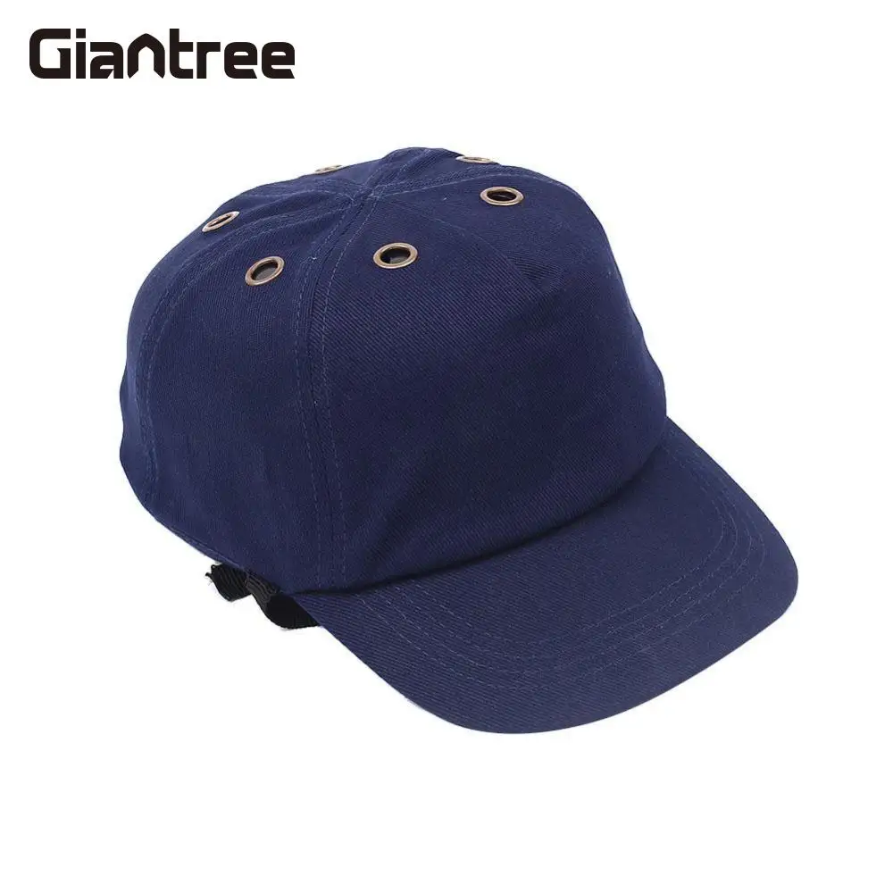 

giantree Adjustable Anti-Smashing Baseball Style Safety Hat Cap Site work safety helmet Navy Light anti-smashing Head protection