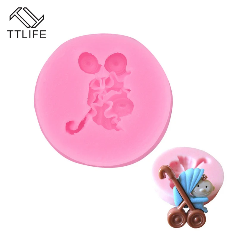 TTLIFE New Type Unicorn Horse Liquid Silicone Mold Chocolate Fondant Chocolate 3D Soap Molds Flexible Non-stick cake stencil