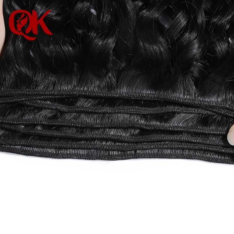 QueenKing продукт для волос перуанские вьющиеся волосы пучок Натуральные Цветные волосы Реми человеческие волосы плетение 10-24 дюймов