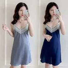 Пикантные Для женщин шелковистой халат для спальни на одноразовые нетканые медицинские маски рубашка Леди Домашняя одежда ночная рубашка Ванна платье трусы халат M-XL