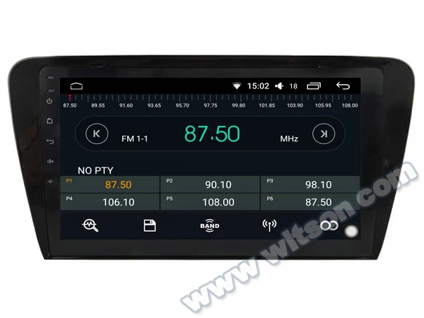 Cheap WITSON Android 8.0 10.2" CAR DVD PLAYER For VOLKSWAGEN SKODA OCTAVIA 2014 CAR STEREO CAR AUDIO PLAYER GPS NAVIGATION SYSTEM 14