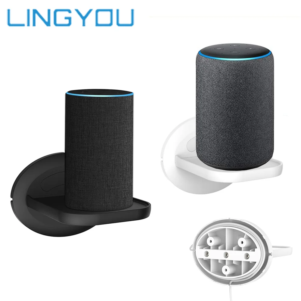 

Echo/Echo Plus Wall Mount Shelf Holder Stand Smart Speaker Accessories for Amazon Echo Dot/Google Home mini/Google WiFi